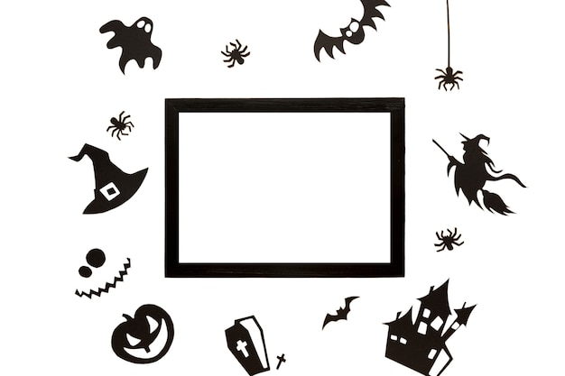 Design del telaio di Halloween isolato