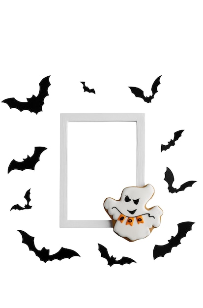 Design del telaio di Halloween isolato