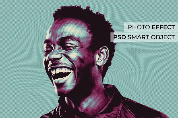 Design mockup effetto pop art