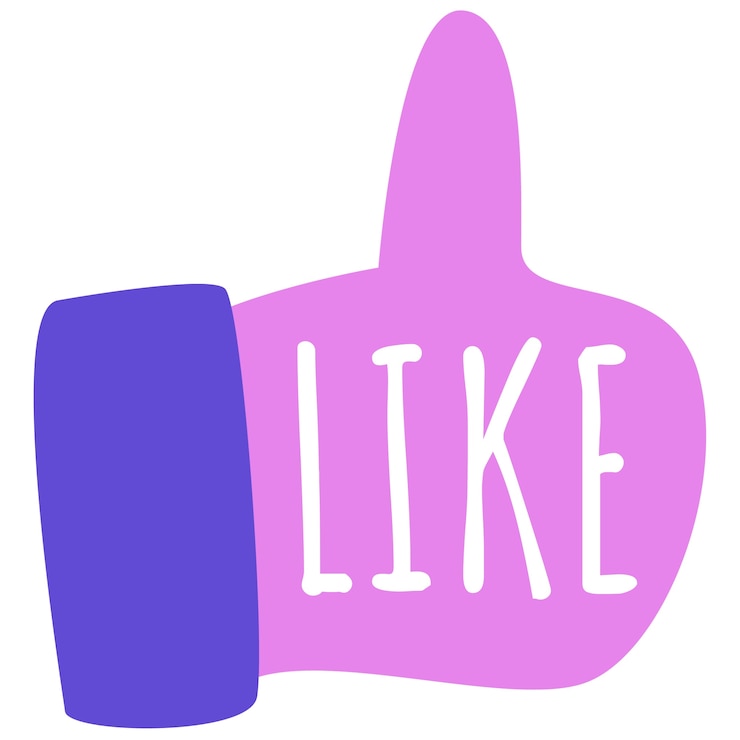 PSD gratuito design piatto dell'elemento dei social media