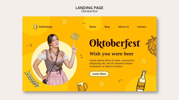 Design piatto modello oktoberfest