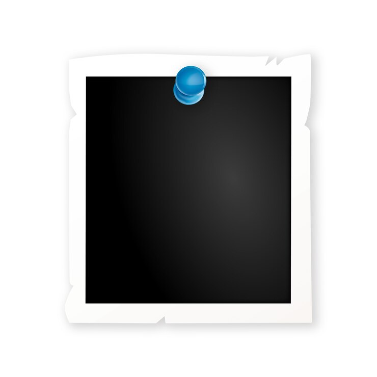 PSD gratuito design realistico della cornice per foto