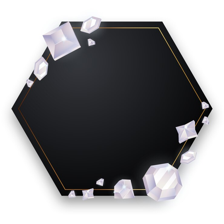 Gratis PSD diamant frame geïsoleerd