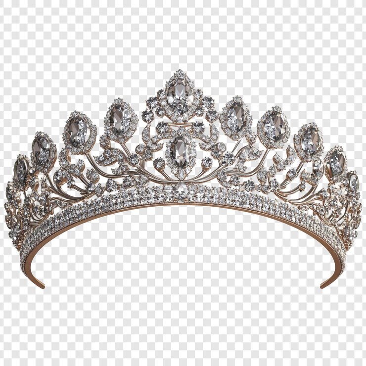 PSD Gratis diamond tiara crown a majestic headpiece of sparkling gems and gold