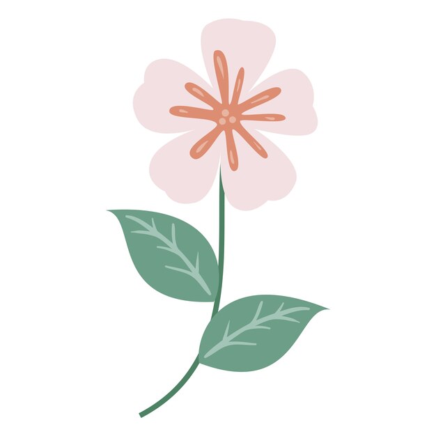 Dibujo de flores dibujado a mano