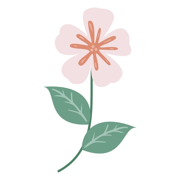 Dibujo de flores dibujado a mano