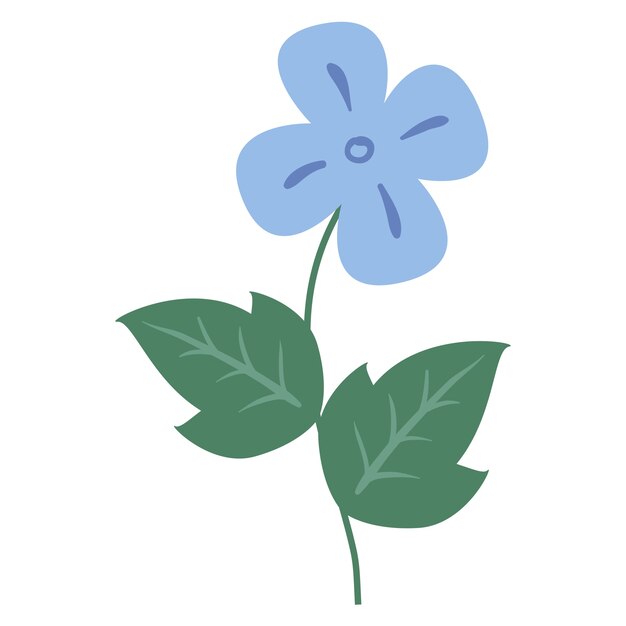 Dibujo de flores dibujado a mano