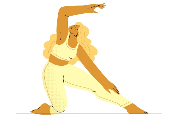 Dibujo de posturas de yoga