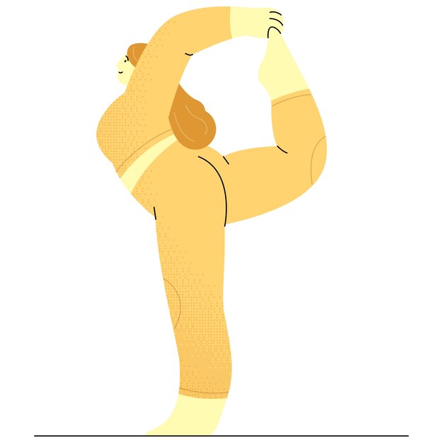 Dibujo de posturas de yoga