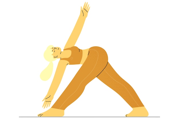 Dibujo de posturas de yoga