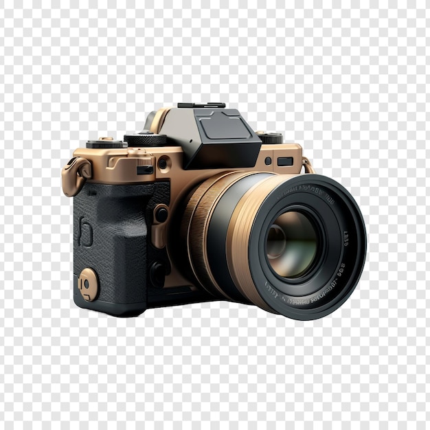 Gratis PSD digitale camera geïsoleerd op transparante achtergrond