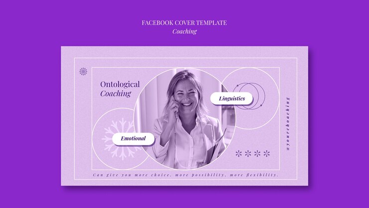 Gratis PSD digitale lavendel facebook omslag