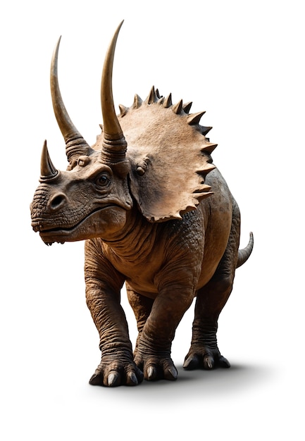 Dinosaurios realistas aislados