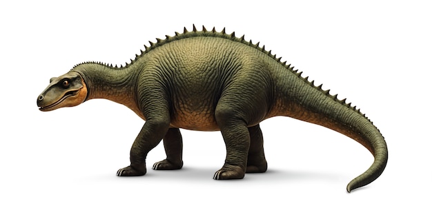 Dinosaurios realistas aislados