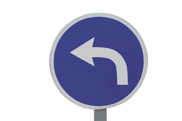 Dirección de puntuación de la flecha aislada