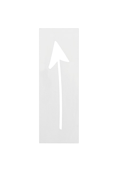 Dirección de puntuación de la flecha aislada