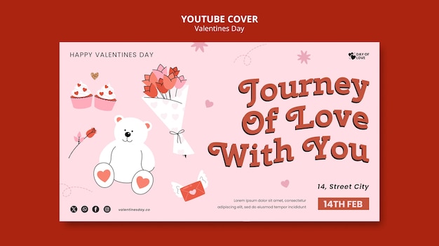 Disegno del modello del giorno di San Valentino