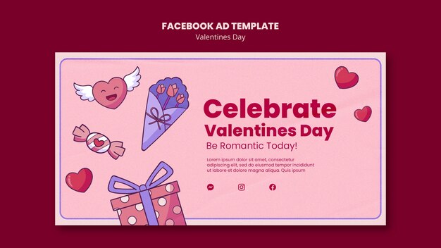 Disegno del modello del giorno di San Valentino