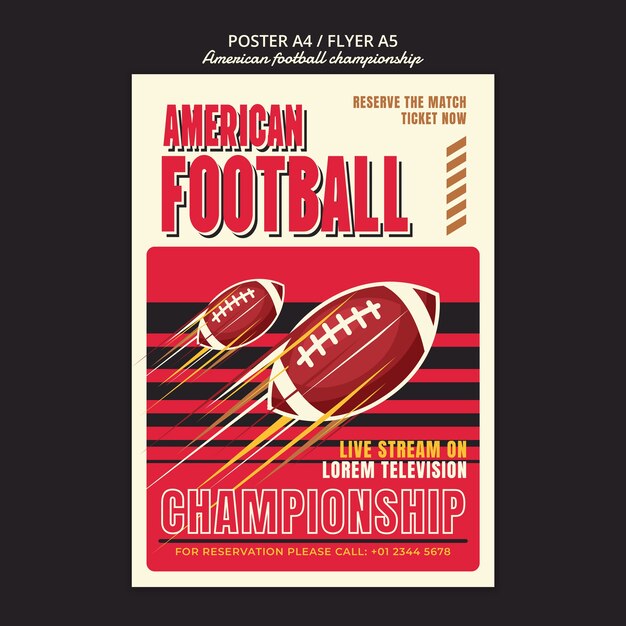 Disegno del modello del Super Bowl