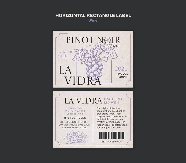 PSD gratuito disegno del modello del vino