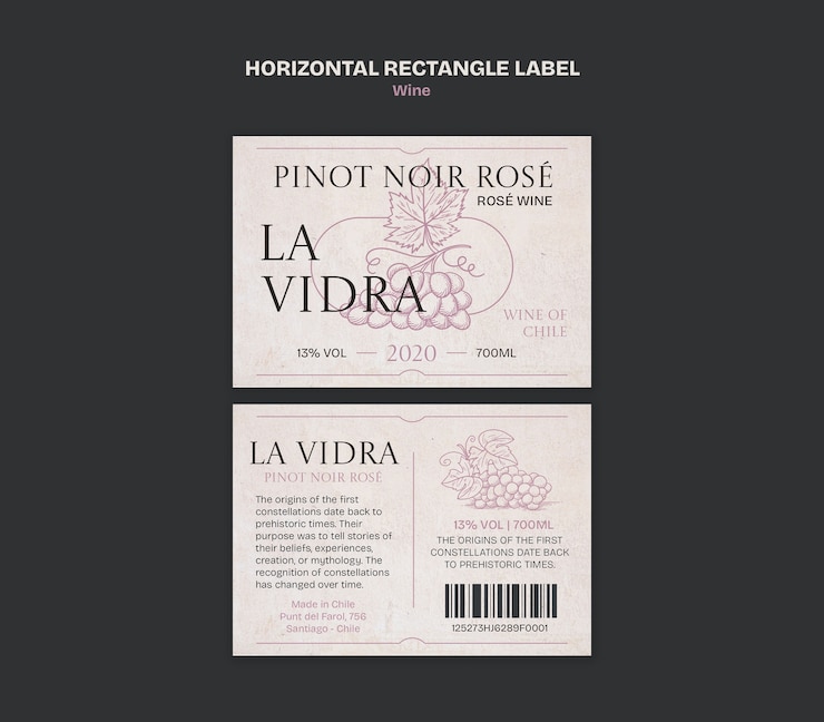 PSD gratuito disegno del modello del vino