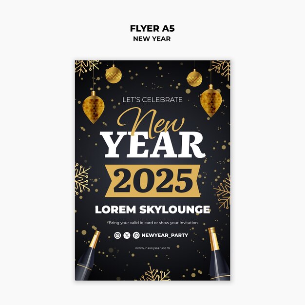 Disegno del modello dell'anno nuovo d'oro