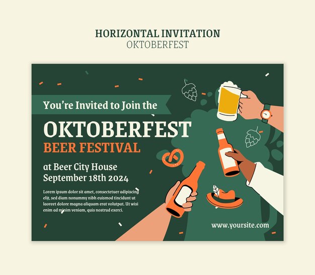 Disegno del modello dell'Oktoberfest