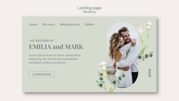 Disegno del modello di matrimonio