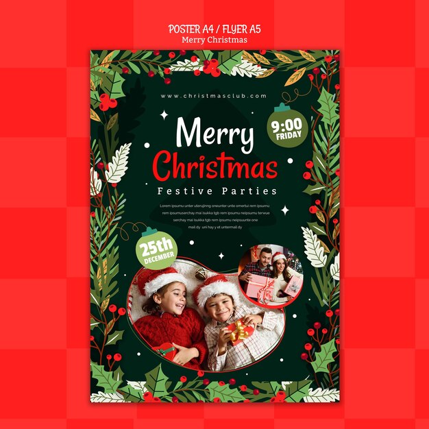 Disegno del modello di Natale