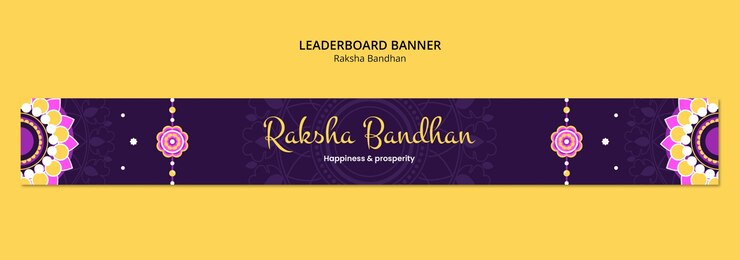 PSD gratuito disegno del modello di raksha bandhan