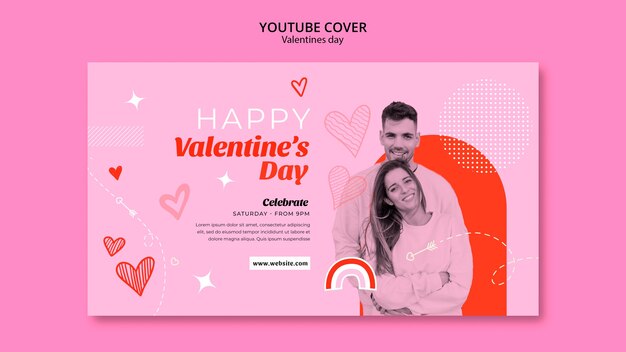 Disegno del modello per il giorno di San Valentino