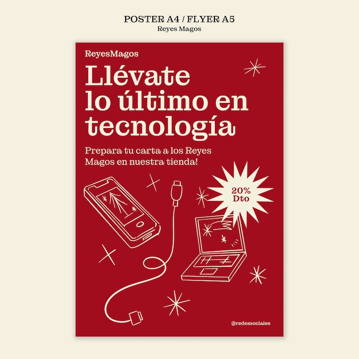 PSD gratuito disegno del modello reyes magos