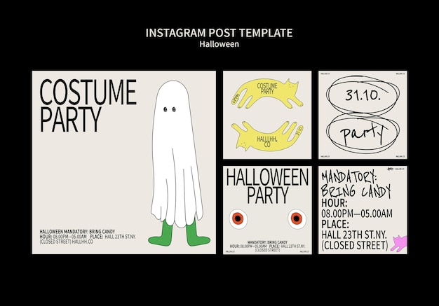 Disegno di modello di Halloween