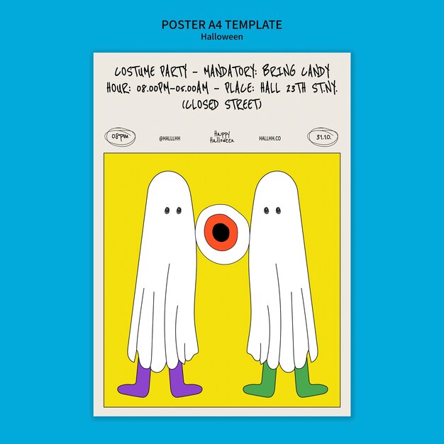 Disegno di modello di Halloween