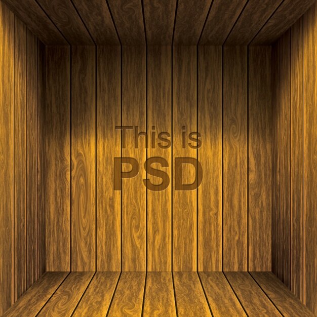 PSD gratuito disegno di sfondo in legno