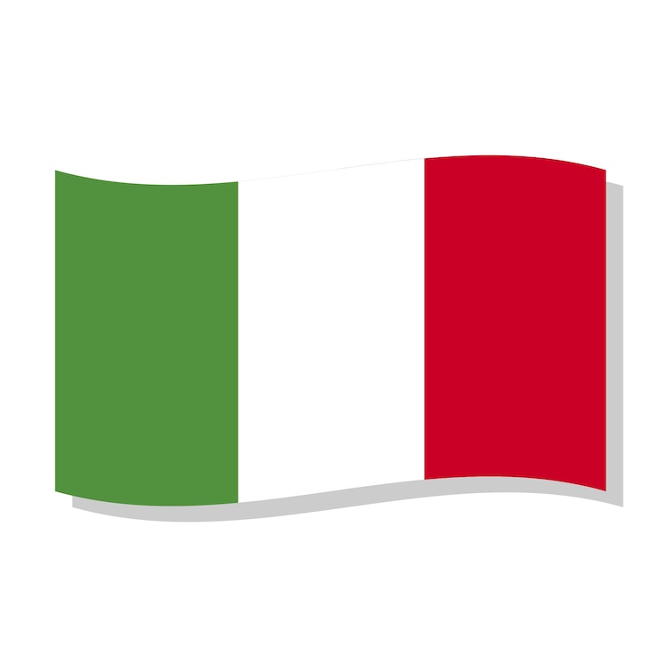 PSD gratuito disegno isolato della bandiera italiana