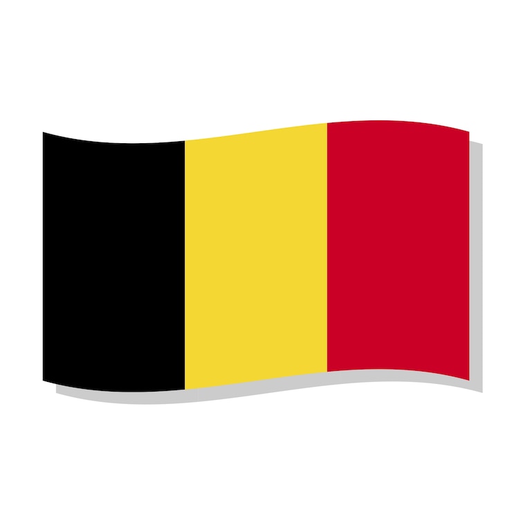 PSD gratuito diseño aislado de la bandera de bélgica