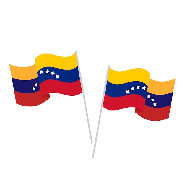 PSD gratuito diseño de la bandera de venezuela aislado