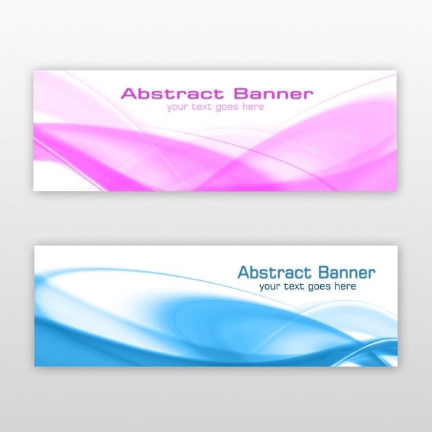 Diseño de banners abstractos