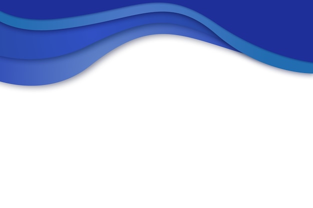 Diseño de borde de ondas degradadas.