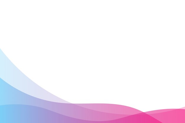Diseño de bordes ondulados en gradiente