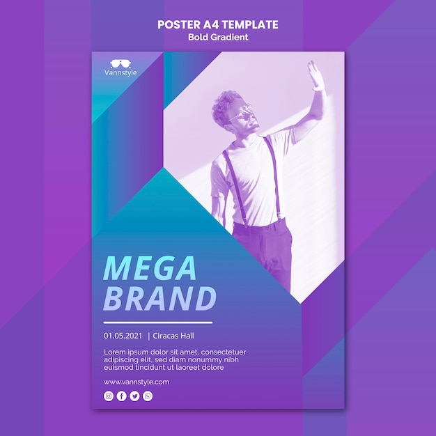 Diseño de carteles de rebajas de moda.