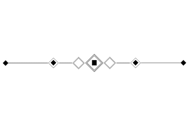 Diseño decorativo del divisor de líneas