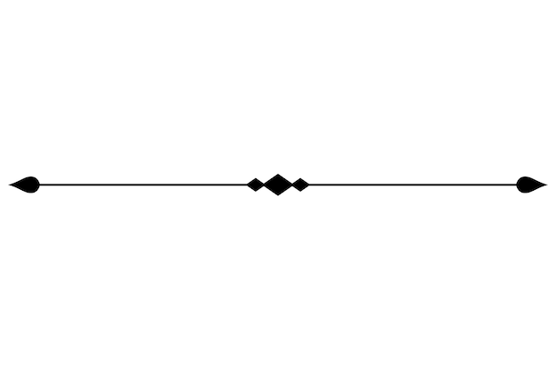 Diseño decorativo del divisor de líneas