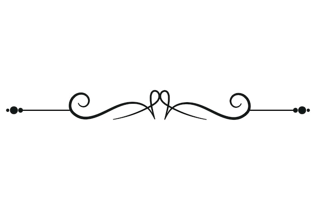 Diseño decorativo del divisor de líneas