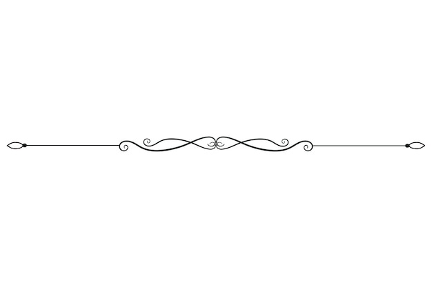 Diseño decorativo del divisor de líneas