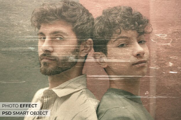 Diseño de efectos fotográficos grunge