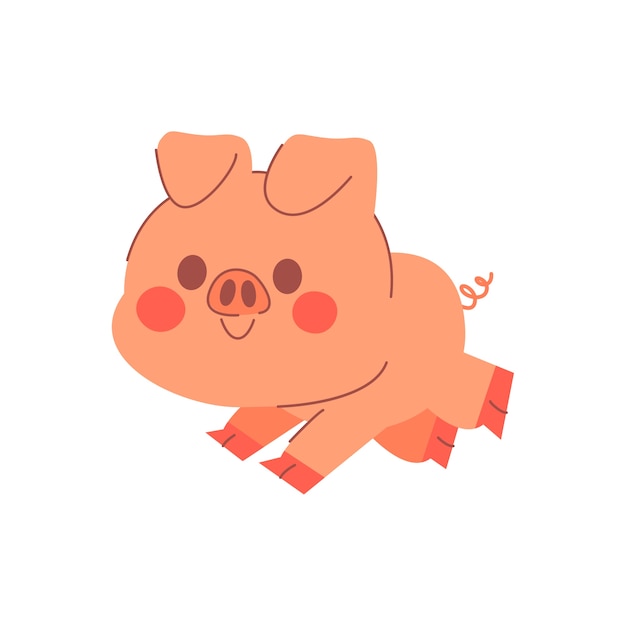 Diseño de elementos de animales lindos