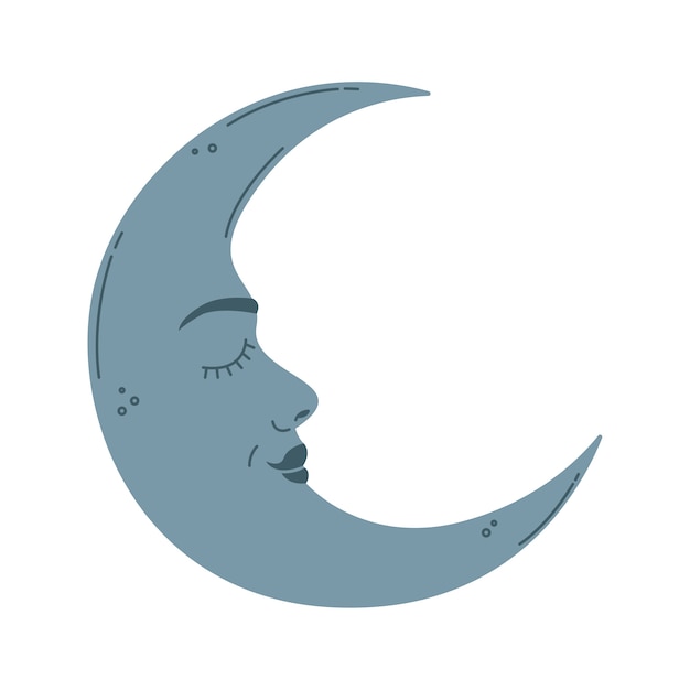 Diseño de elementos de luna y sol.
