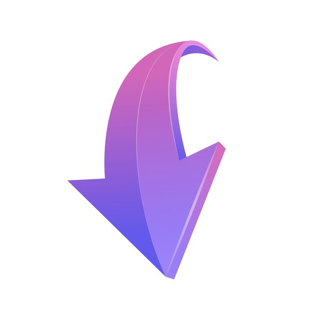 diseño de flechas de degradado